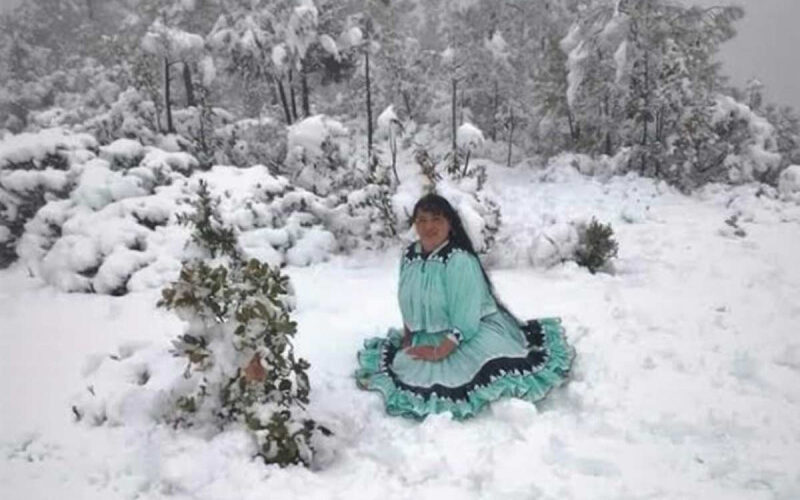 Por tercera tormenta invernal, hay nieve en 11 municipios de Chihuahua.