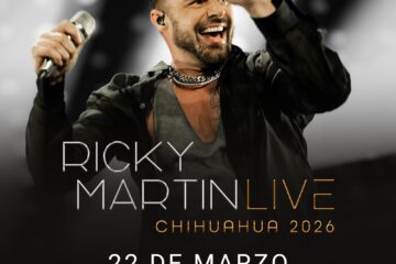 Ricky Martin regresa a Chihuahua!   Este 22 de Marzo en el estadio Monumental.