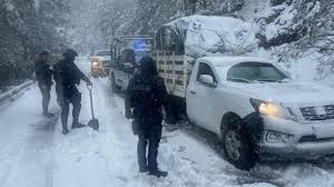 Tercera tormenta invernal provocó nevadas en Chihuahua y Durango
