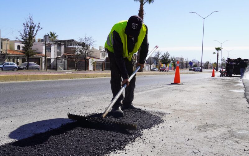 Atendió Municipio más de mil 500 baches durante el periodo del 26 al 30 de enero  – Continua la atención permanente en la ciudad