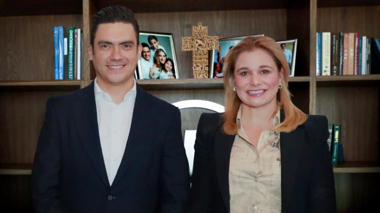 Este miércoles, la gobernadora de Chihuahua, Maru Campos, sostuvo una reunión con Jorge Romero, el Presidente Nacional del PAN