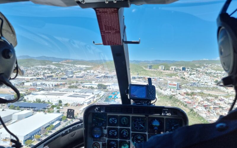 Refuerza Policía Municipal vigilancia con despliegue del Halcón 1 en zonas relevantes