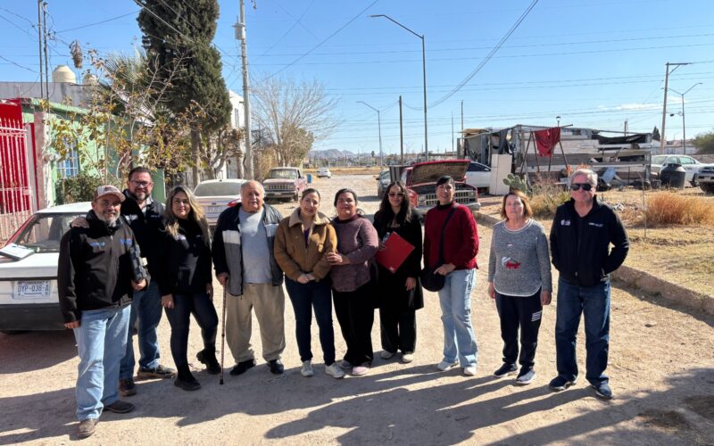 Visita Municipio a los ganadores de proyectos de pavimentación del Presupuesto Participativo