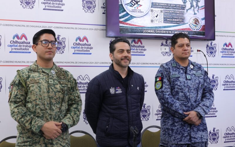 Presentan carrera recreativa de 5K por el mes del Ejército y la Fuerza Aérea