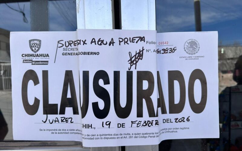 Realiza Gobernación Estatal 348 inspecciones y clausura 9 establecimientos durante la última semana