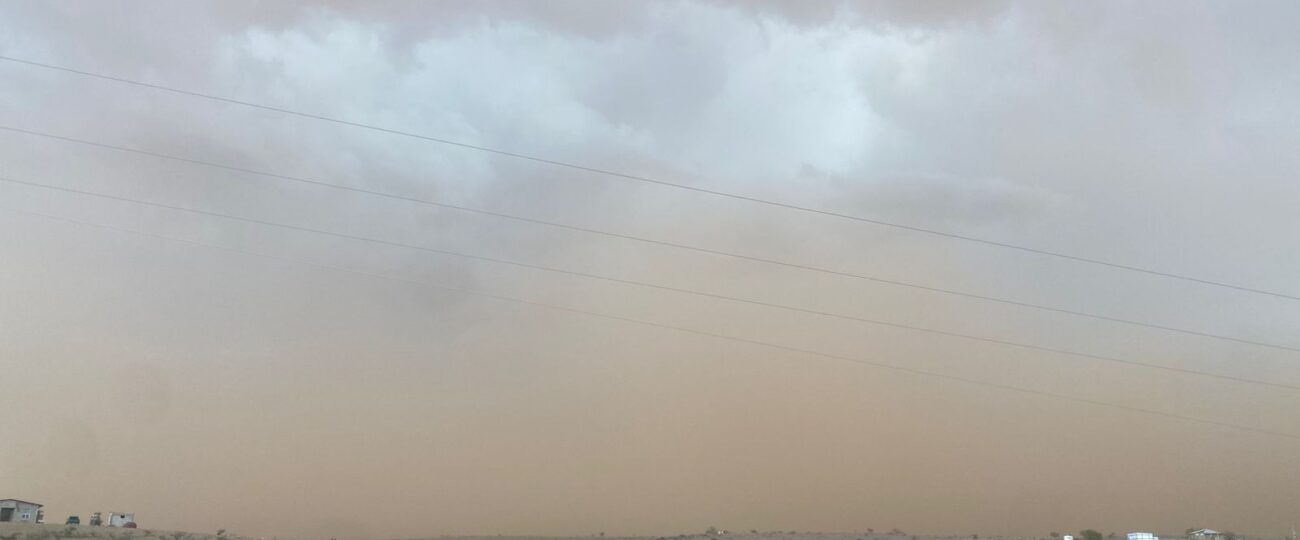 La dependencia mantiene vigente la alerta preventiva por tolvaneras y baja visibilidad en tramos carreteros