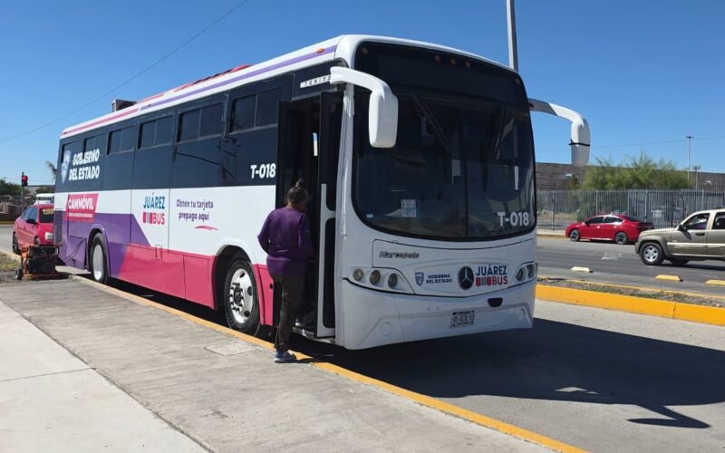 Ajustan horario de atención de los CAM móviles y fijos del JuárezBus los sábados