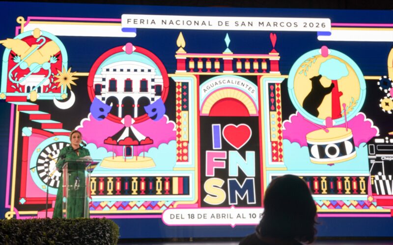 Maru Campos participa en la presentación de Chihuahua como estado invitado especial a la Feria Nacional de San Marcos