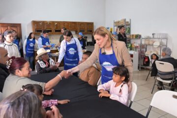 Maru Campos inaugura primer Comedor Comunitario en Meoqui; brindará más de 20 mil raciones de alimento al año