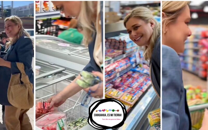 Entre compras y cercanía: Maru Campos promueve lo local en visita al supermercado