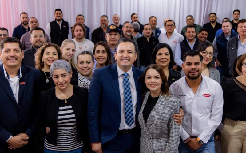 Obras de calidad para la ciudad junto con CMIC: Marco Bonilla reconoce trabajo conjunto