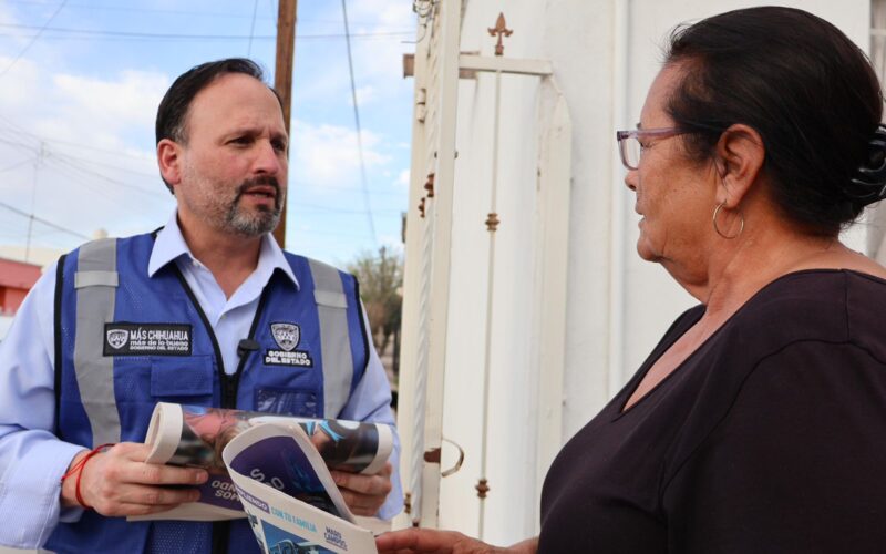 Difunde Santiago De la Peña logros de la Gobernadora Maru Campos