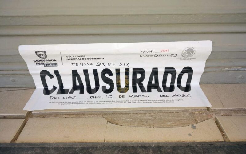 Realiza Gobernación estatal 361 inspecciones y clausura 10 establecimientos durante la última semana