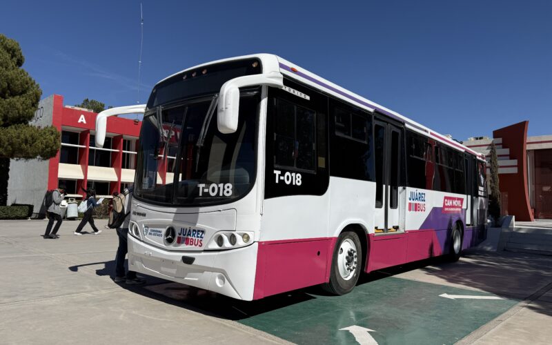 Continuará JuárezBus en marzo con jornadas de credencialización del CAM Móvil en el ITCJ