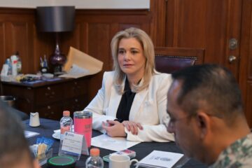 Maru Campos encabeza Mesa Estatal de Seguridad