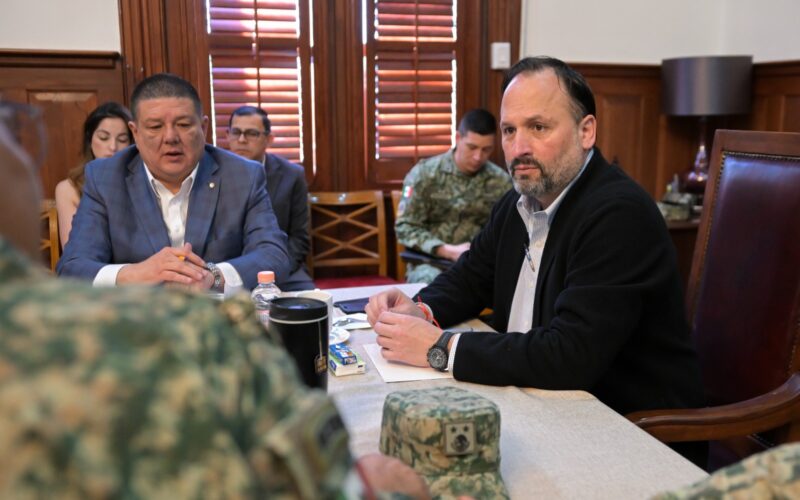 Sesiona Mesa de Seguridad en Palacio de Gobierno