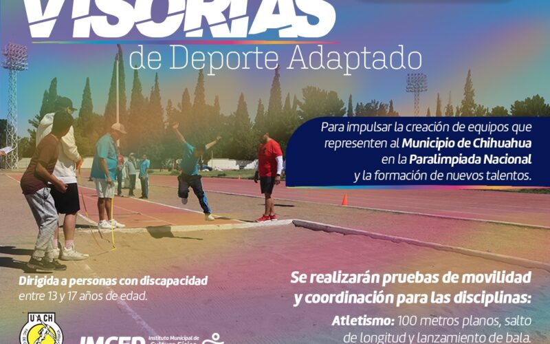 Convoca Muncipio a personas con discapacidad a participar en visorías deportivas