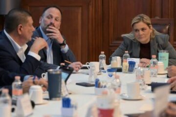 Encabeza Maru Campos Mesa Estatal de Seguridad junto a autoridades de los tres órdenes de gobierno