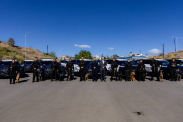 Refuerza alcalde Marco Bonilla seguridad de la Capital con incorporación de 10 nuevos elementos caninos para el grupo K-9