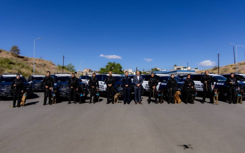 Refuerza alcalde Marco Bonilla seguridad de la Capital con incorporación de 10 nuevos elementos caninos para el grupo K-9