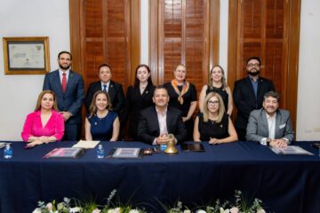 Cuenta Centro de Chihuahua con respaldo a comerciantes: Marco Bonilla a nueva presidenta de COCENTRO