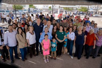 Cumple Marco Bonilla con vecinos de Jardines de Sacramento; estrenan el nuevo Parque la Ribereña