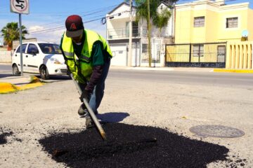 Mantenimiento a calles: Municipio tapó más de mil 500 baches esta semana