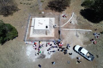 Entrega JCAS sistema integral de agua potable en Baquiriachi, Batopilas