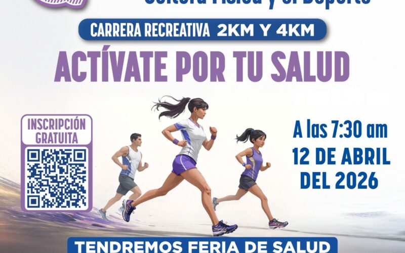 Invita Secretaría de Salud a participar en carrera recreativa