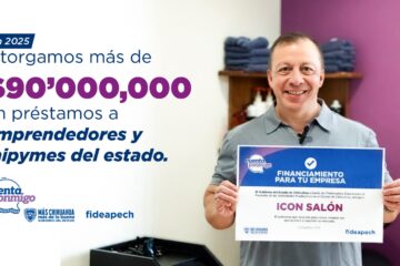 Otorga Fideapech más de 90 mdp en préstamos a Mipymes