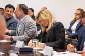 Maru Campos da seguimiento a las acciones enfocadas en la protección de las mujeres en sesión de la Mesa de Seguridad