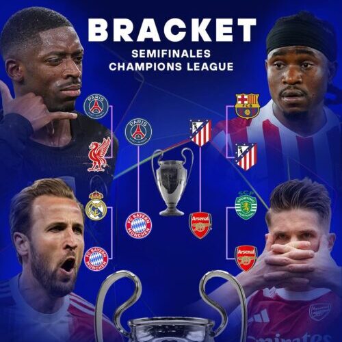 Semifinales listas en Champions League!