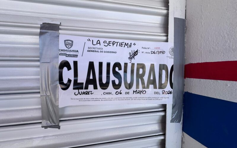 Realiza Gobernación Estatal 336 inspecciones y clausura 26 establecimientos durante la última semana