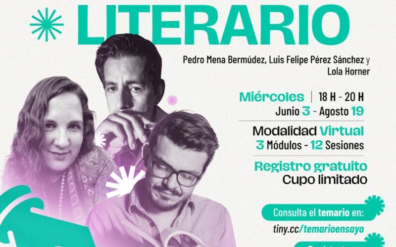 Invita Cultura a autores a profesionalizarse en creación literaria