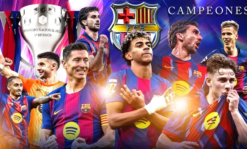 ¡Campeón! Barcelona gana LaLiga con victoria sobre el Real Madrid