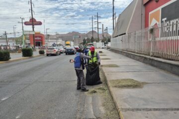 Mantiene municipio vialidades limpias y en buen estado para las y los chihuahuenses