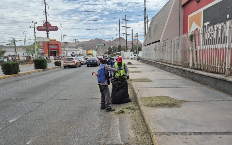 Mantiene municipio vialidades limpias y en buen estado para las y los chihuahuenses