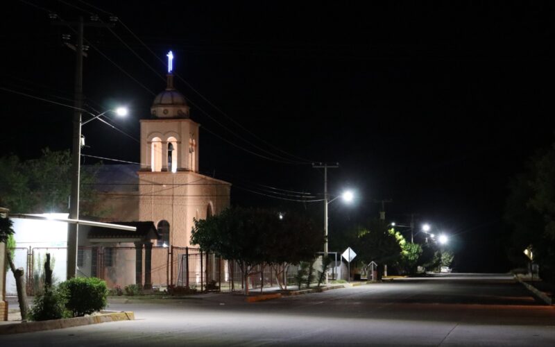 Modernización de luz LED; finalizaron trabajos en zona rural de El Sauz