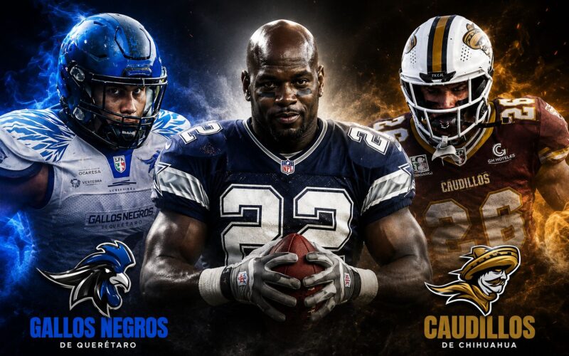 Caudillos aplasta a Gallos Negros 52-6 y es lider absoluto!