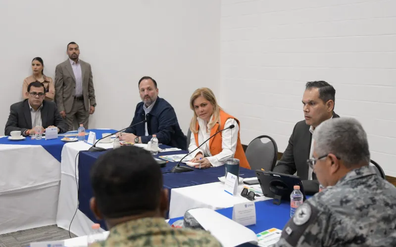 Maru Campos preside Mesa Estatal de Seguridad en ciudad Cuauhtémoc