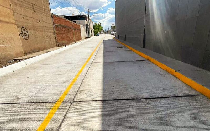 Concluye Gobierno Municipal pavimentación de la calle Chihuahua en el fraccionamiento Chihuahua