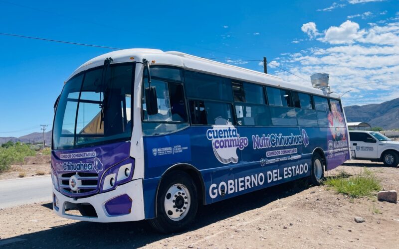 Suma comedor móvil de NutriChihuahua cerca de 2 mil beneficiados de febrero a mayo