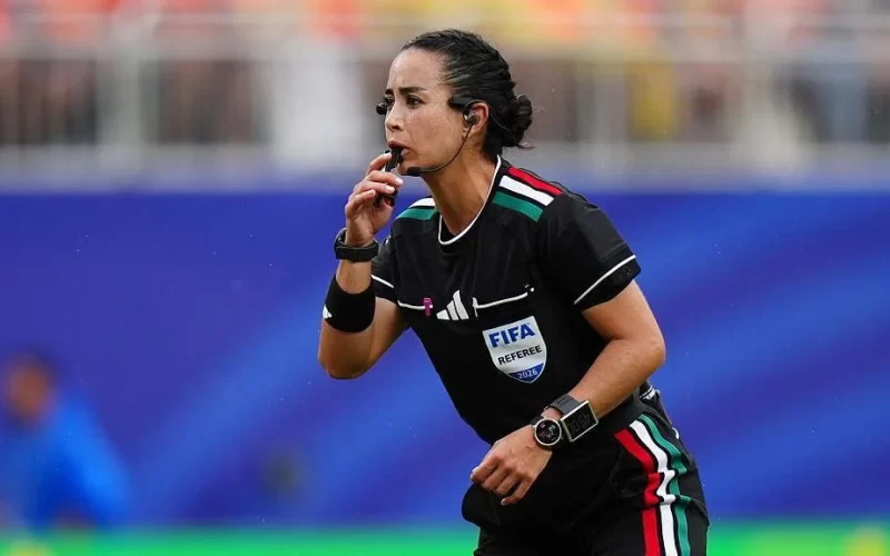 Katia Itzel García es la primera árbitra central mexicana en Mundiales