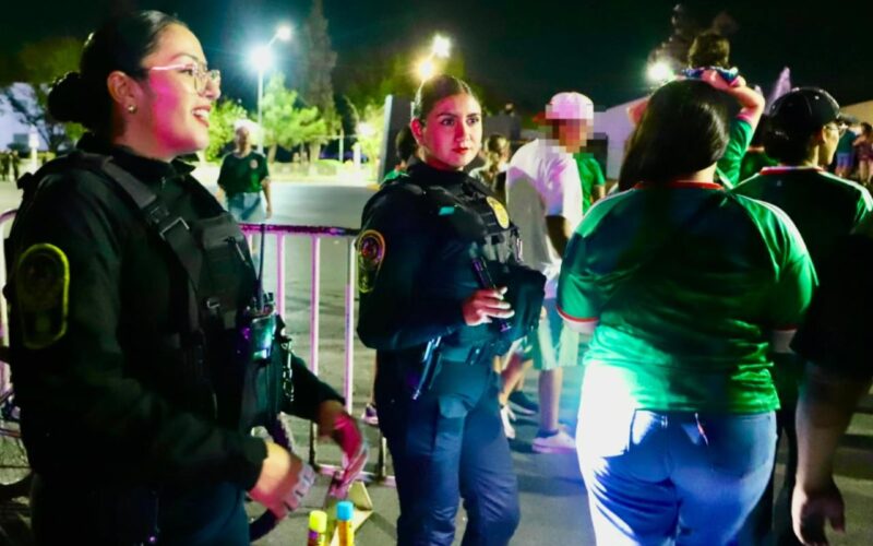 Reporta Policía Municipal tres detenidos como resultado del operativo por festejos del partido de la Selección Mexicana