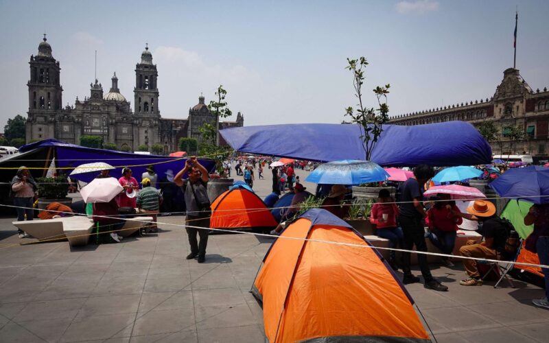 Fin del plantón de la CNTE en CDMX: Sección 22 de Oaxaca se retira del Centro Histórico