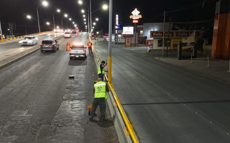 Cumple Municipio con una ciudad más limpia y ordenada; rehabilitan puente de Tecnológico y Juan Escutia