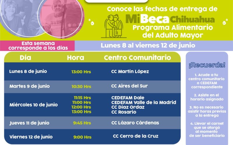 ¡Que no se te pase! Conoce dónde entregará el DIF Municipal el PAAM esta semana