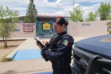 Refuerza Policía Municipal vigilancia en las escuelas durante periodo vacacional
