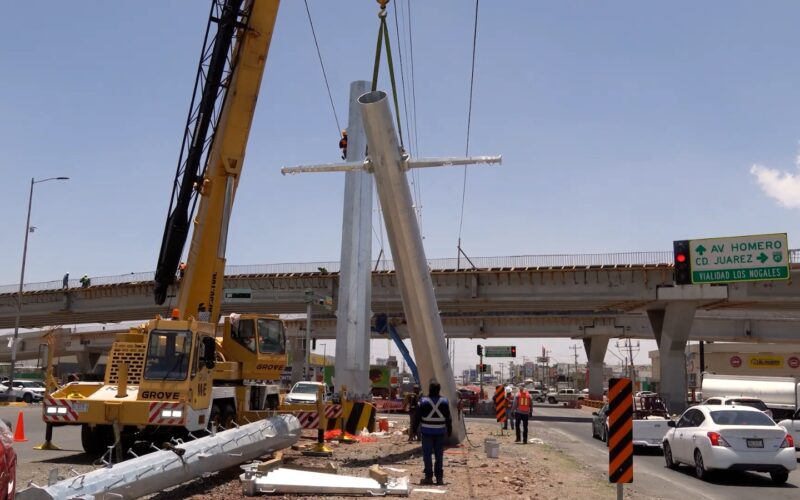 Avanza Municipio a paso firme con construcción del Paso Superior Vialidad Los Nogales e Industrias
