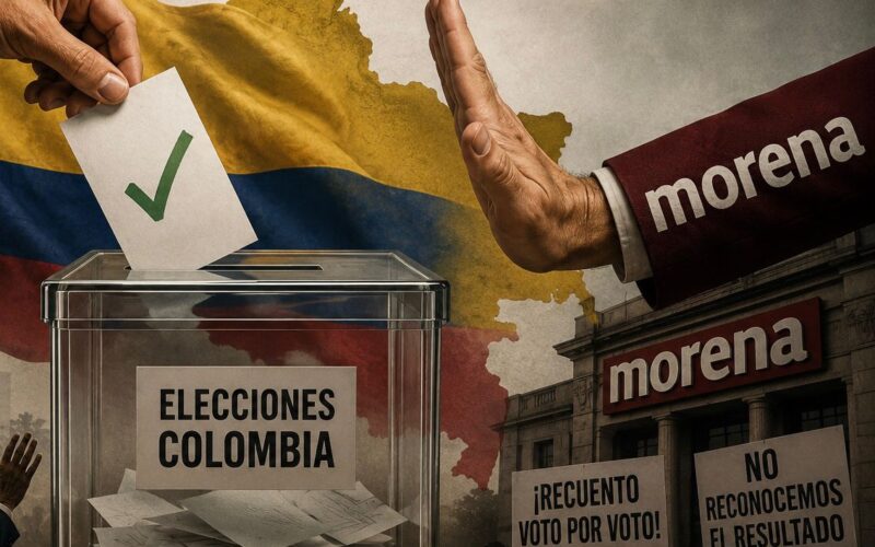 Ni en Colombia supo perder Morena
